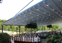 Vì Sao Nên Chọn Mái Hiên Mái Xếp Cho Nhà Phố, Quán Cafe, Nhà Hàng? | Mái Che Thành An