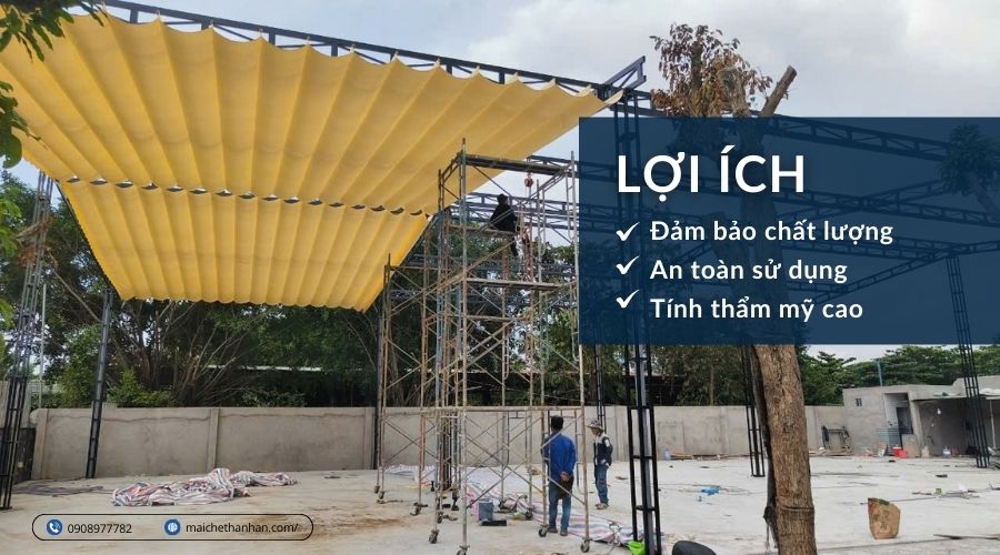Lợi ích của việc lựa chọn đơn vị lắp đặt mái hiên di động uy tín
