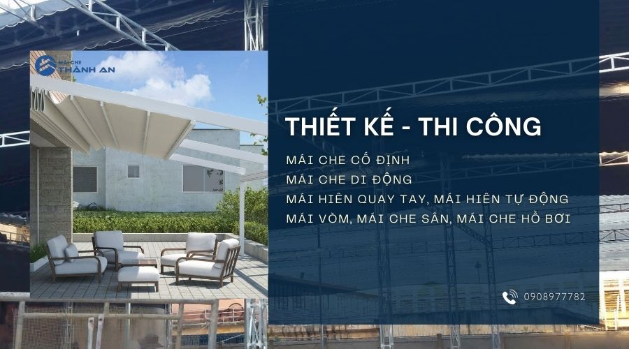 Thiết kế thi công mái che tại Mái Che Thành An