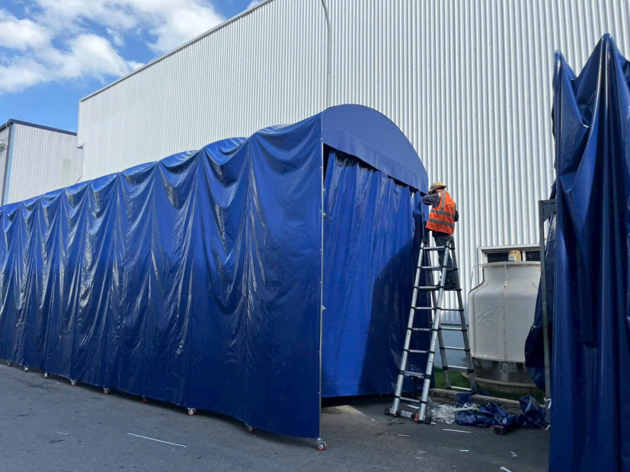 Thi công nhà vòm cho công ty